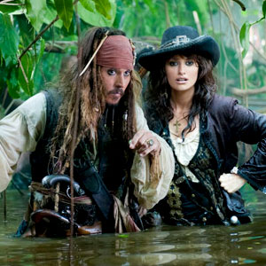 Johnny Depp, Penelope Cruz, Pirates of the Caribbean on Stranger Tides Johnny Depp, Penelope Cruz, Pirates of the Caribbean on Stranger Tides